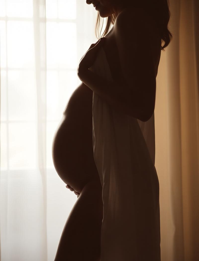 Silueta de maternidad
